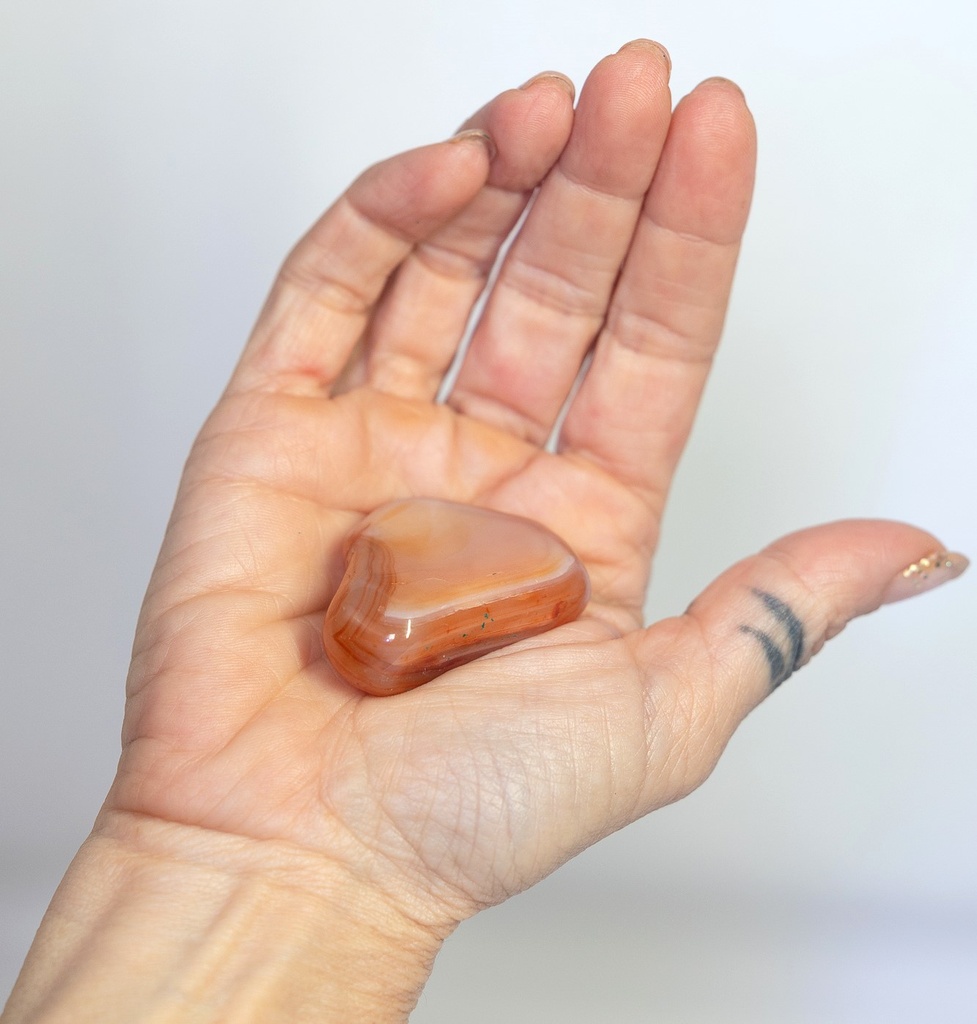 Carnelian Palm Stone