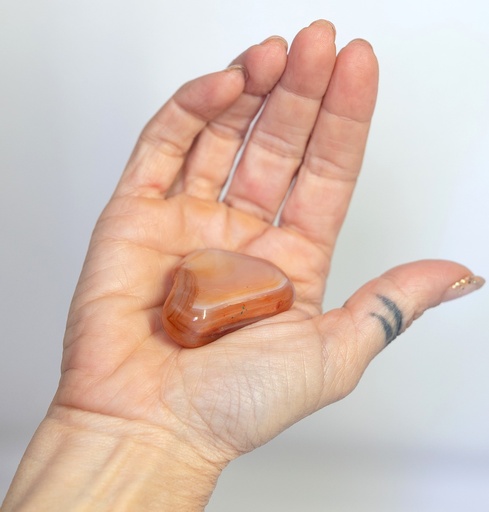 Carnelian Palm Stone