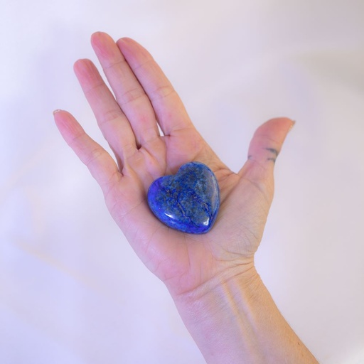 Blue Lapis Palm Stone