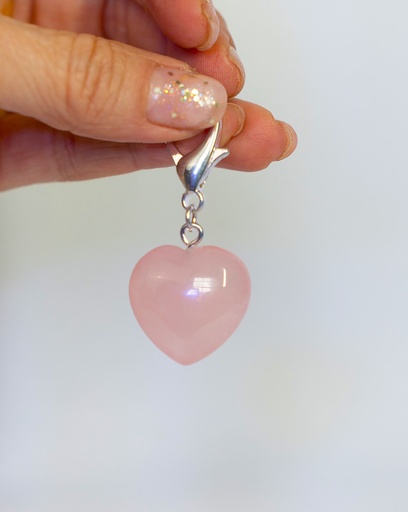 Rose Quartz Pendant/Key Chain